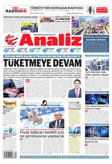ANALİZ 4 Nisan 2024 gazete manşeti