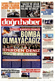 DOĞRU HABER 4 Nisan 2024 gazete manşeti