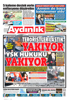 AYDINLIK GAZETESİ 5 Nisan 2024 gazete manşeti
