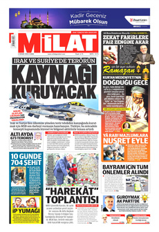 MİLAT 5 Nisan 2024 gazete manşeti
