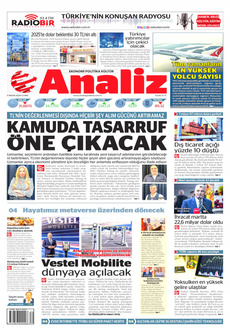 ANALİZ 5 Nisan 2024 gazete manşeti