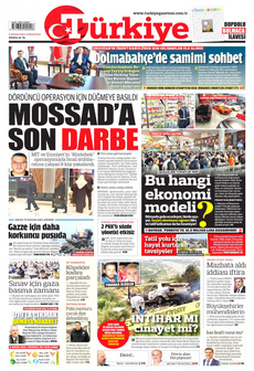 TÜRKİYE GAZETESİ 6 Nisan 2024 gazete manşeti
