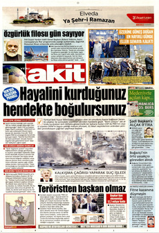 YENİ AKİT 6 Nisan 2024 gazete manşeti