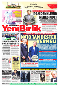 YENİBİRLİK 6 Nisan 2024 gazete manşeti