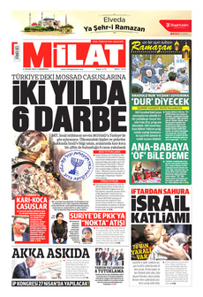 MİLAT 6 Nisan 2024 gazete manşeti