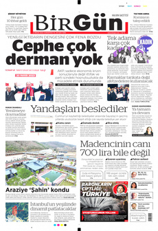 BİRGÜN 6 Nisan 2024 gazete manşeti