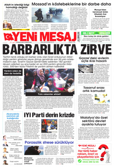 YENİ MESAJ 6 Nisan 2024 gazete manşeti