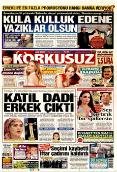 KORKUSUZ 6 Nisan 2024 gazete manşeti