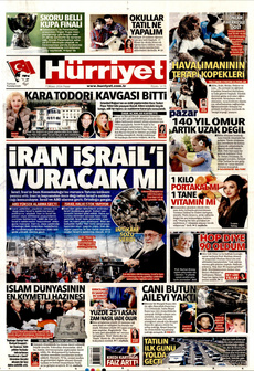 HÜRRİYET 7 Nisan 2024 gazete manşeti