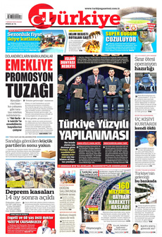 TÜRKİYE GAZETESİ 7 Nisan 2024 gazete manşeti