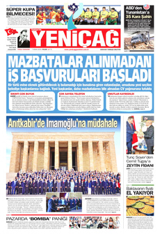 YENİÇAĞ 7 Nisan 2024 gazete manşeti