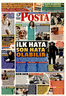 POSTA 7 Nisan 2024 gazete manşeti