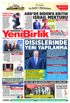 YENİBİRLİK 7 Nisan 2024 gazete manşeti