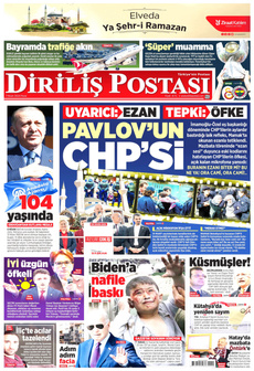 DİRİLİŞ POSTASI 7 Nisan 2024 gazete manşeti