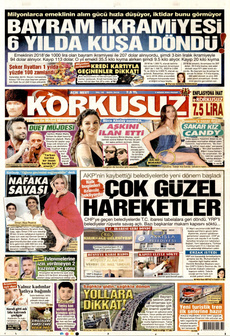 KORKUSUZ 7 Nisan 2024 gazete manşeti