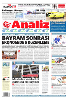 ANALİZ 7 Nisan 2024 gazete manşeti
