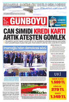 GÜNBOYU 7 Nisan 2024 gazete manşeti
