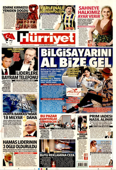 HÜRRİYET 11 Nisan 2024 gazete manşeti