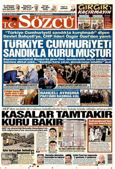 SÖZCÜ 11 Nisan 2024 gazete manşeti