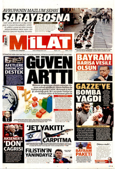 MİLAT 11 Nisan 2024 gazete manşeti