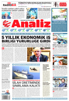 ANALİZ 11 Nisan 2024 gazete manşeti