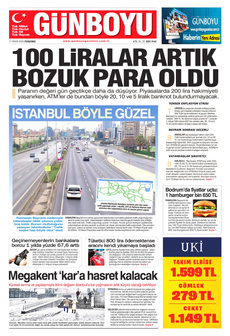 GÜNBOYU 11 Nisan 2024 gazete manşeti