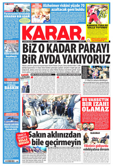 KARAR 12 Nisan 2024 gazete manşeti