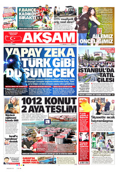 AKŞAM 12 Nisan 2024 gazete manşeti