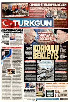 TÜRKGÜN 12 Nisan 2024 gazete manşeti