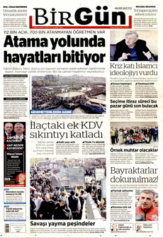 BİRGÜN 12 Nisan 2024 gazete manşeti
