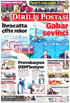 DİRİLİŞ POSTASI 12 Nisan 2024 gazete manşeti