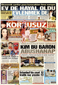 KORKUSUZ 12 Nisan 2024 gazete manşeti