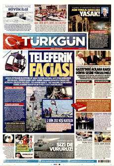 TÜRKGÜN 14 Nisan 2024 gazete manşeti