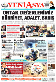 YENİ ASYA 14 Nisan 2024 gazete manşeti