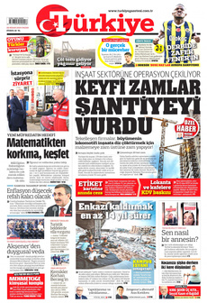 TÜRKİYE GAZETESİ 28 Nisan 2024 gazete manşeti