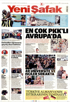 YENİ ŞAFAK 28 Nisan 2024 gazete manşeti