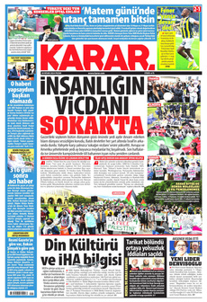 KARAR 28 Nisan 2024 gazete manşeti
