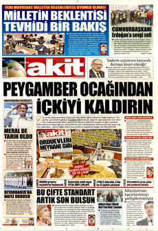 YENİ AKİT 28 Nisan 2024 gazete manşeti