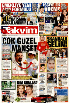 TAKVİM 28 Nisan 2024 gazete manşeti