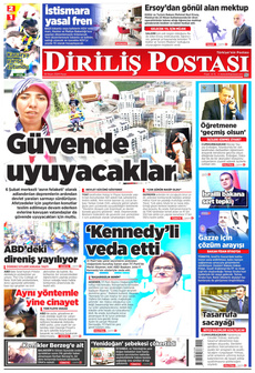 DİRİLİŞ POSTASI 28 Nisan 2024 gazete manşeti