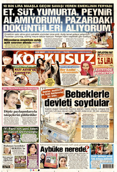 KORKUSUZ 28 Nisan 2024 gazete manşeti