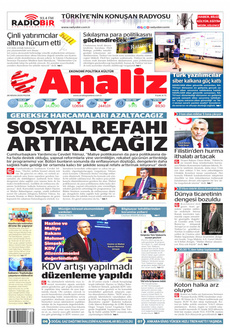 ANALİZ 28 Nisan 2024 gazete manşeti