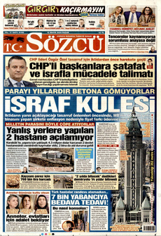 SÖZCÜ 12 Mayıs 2024 gazete manşeti
