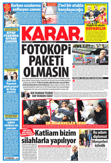 KARAR 12 Mayıs 2024 gazete manşeti