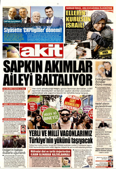 YENİ AKİT 12 Mayıs 2024 gazete manşeti
