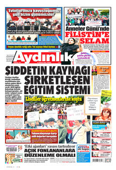 AYDINLIK GAZETESİ 12 Mayıs 2024 gazete manşeti
