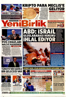 YENİBİRLİK 12 Mayıs 2024 gazete manşeti