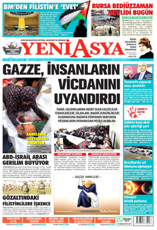 YENİ ASYA 12 Mayıs 2024 gazete manşeti
