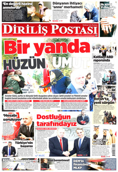 DİRİLİŞ POSTASI 12 Mayıs 2024 gazete manşeti
