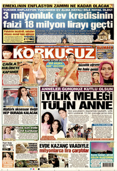 KORKUSUZ 12 Mayıs 2024 gazete manşeti